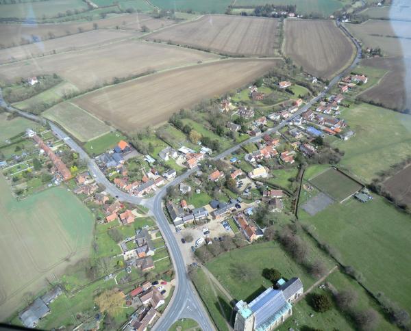 Aerial View of Dennington