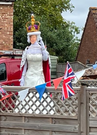 The Queen helped this house win joint first place in Best Decorated House Competition