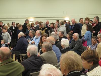 Members of the audience waiting for the official opening ceremony4