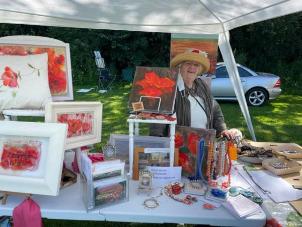 One of the many beautiful stalls at the Fete2